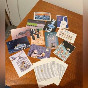 17 Postcards Set By Various Artists Non-topographical Collectibles Illustrated